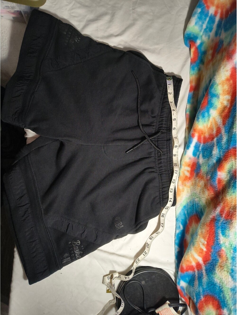 NBA  UNK Black Basketball Association Athletic Shorts Size S
